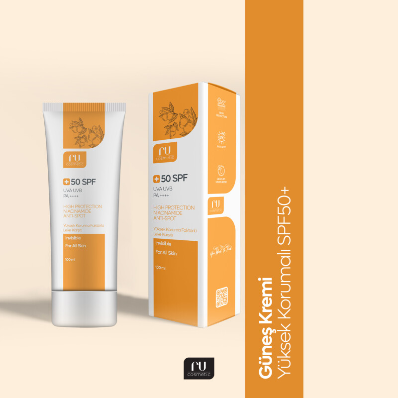 Leke Karşıtı Yüksek Korumalı Spf 50+ Güneş Kremi 100 Ml.